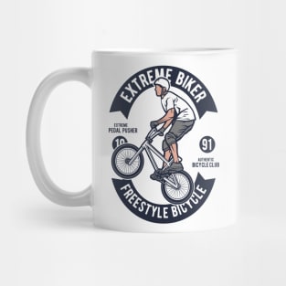 Extreme Biker Fresstyle Bicycle Mug